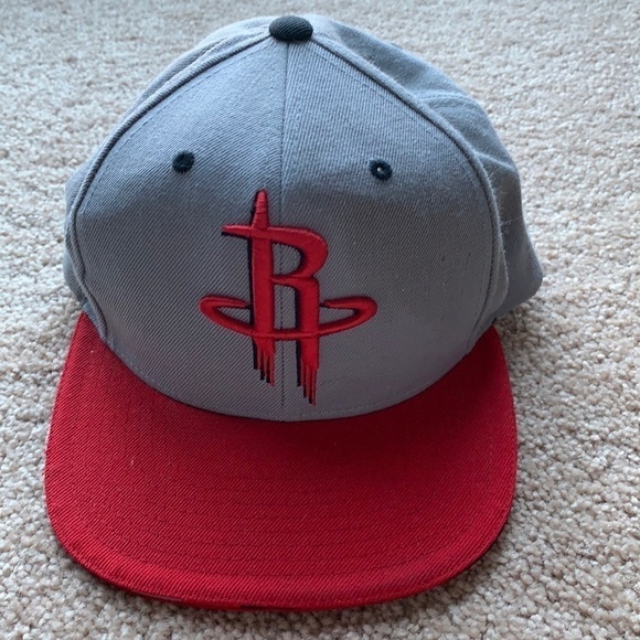 Mitchell and Ness Houston rockets flat brim hat - Picture 1 of 6